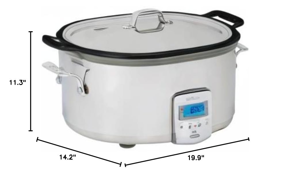 Stainless Steel Electric Slow Cooker 7-Quart S115262