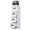 4 Drawer White Metal File Cabinet with Lock V6957
