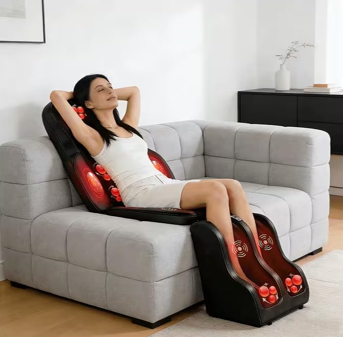 Portable Full Body Massage Mat with Heat & Vibration T590453