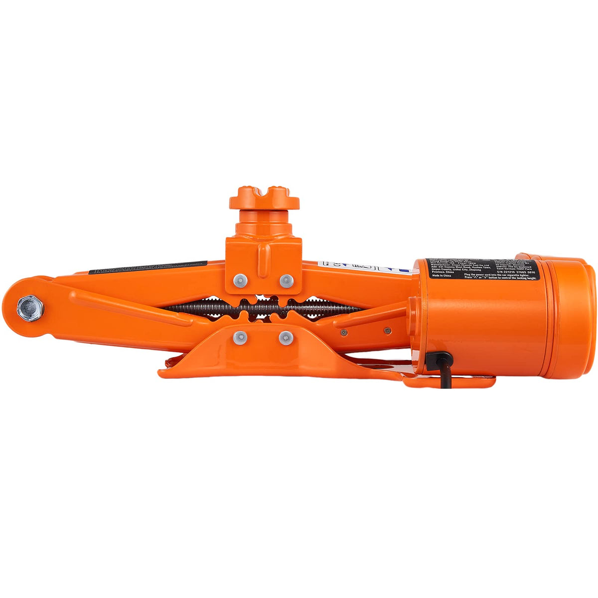 12V Electric Scissor Car Jack 3 Tons with Impact Wrench W483882