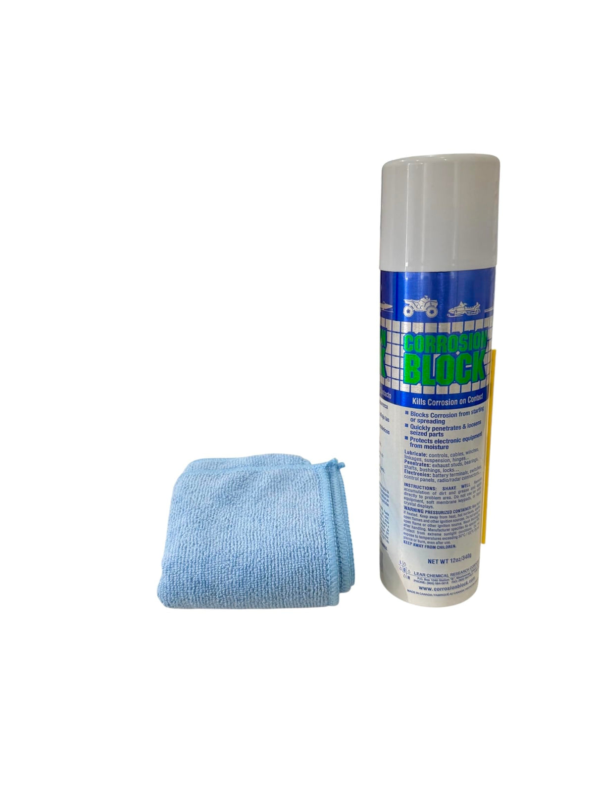 12-Ounce Aerosol with Microfiber Towel S225