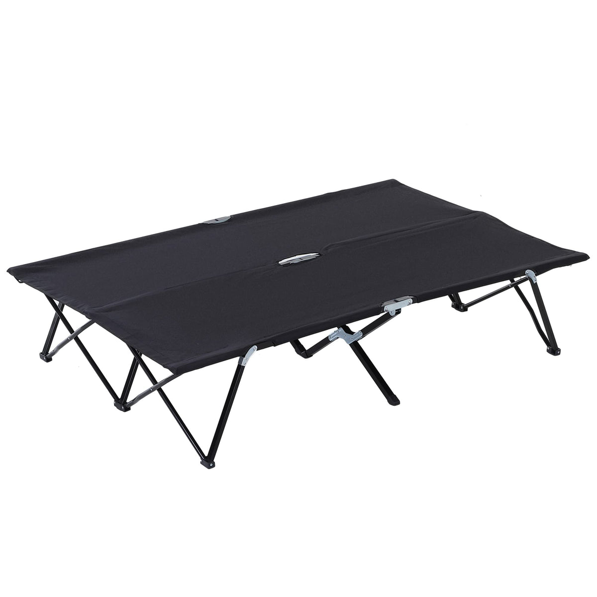 2 Person Folding Camping Cot with Carry Bag, 300 lbs Capacity M111