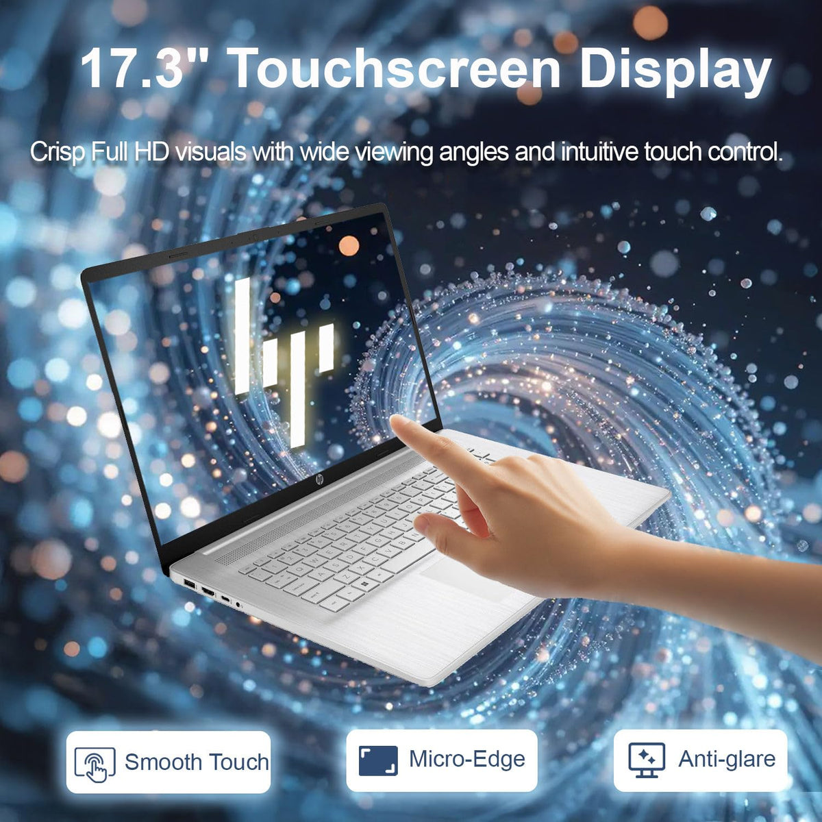 17.3" Touchscreen Laptop AMD Ryzen 3 16GB RAM 512GB SSD Z116