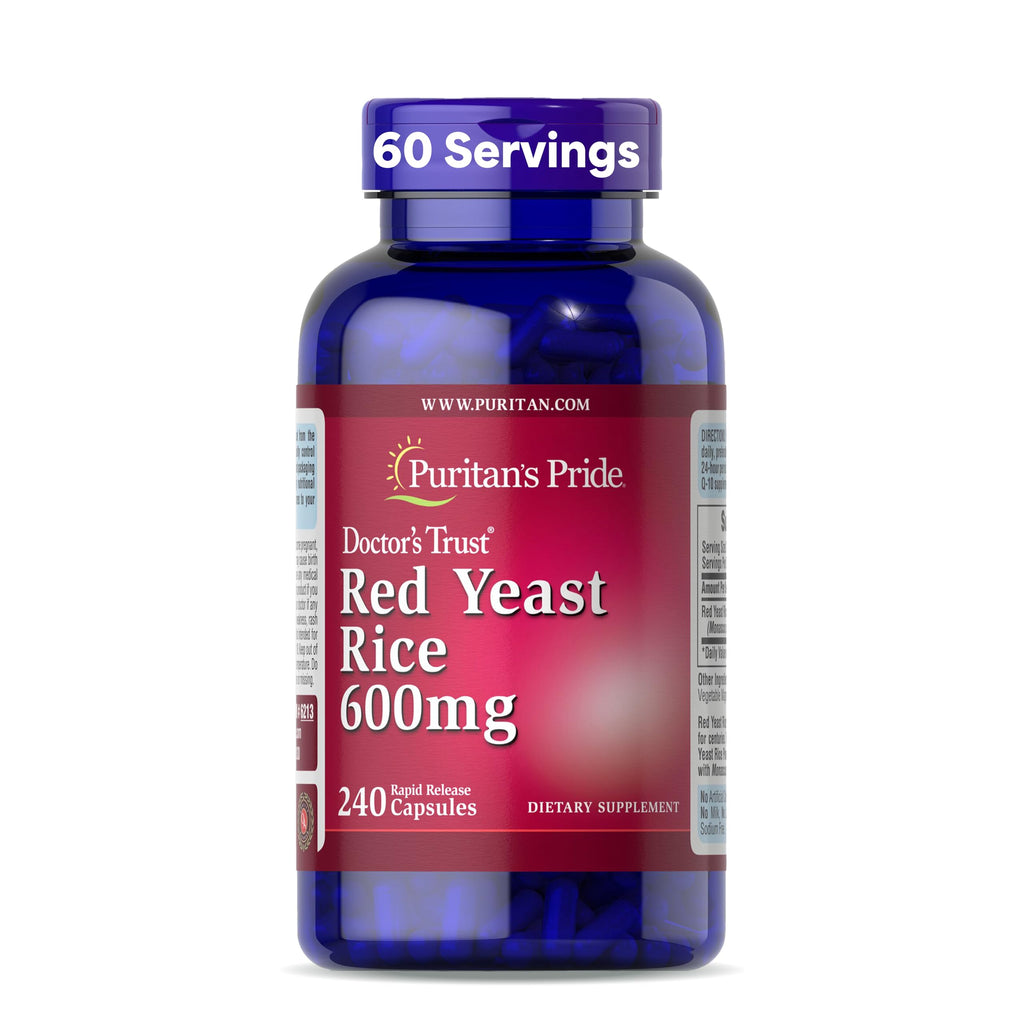 Red Yeast Rice 600mg 240 Capsules C764026