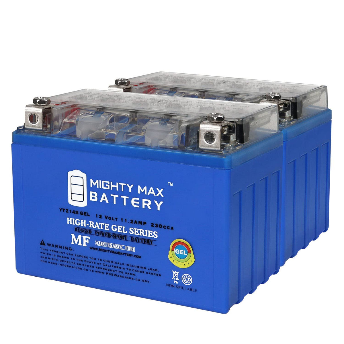 12V 11.2AH Replacement Battery 2 Pack Y6476