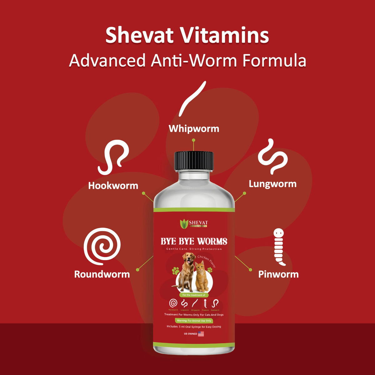 2 oz Chicken Flavor Liquid Dewormer G14228