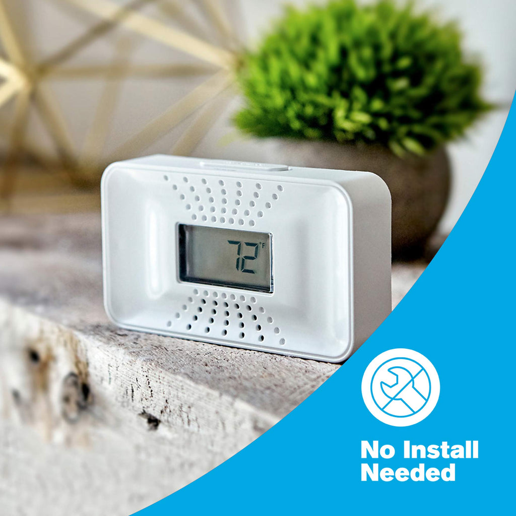 10-Year Battery Carbon Monoxide Alarm with Digital Display V6245