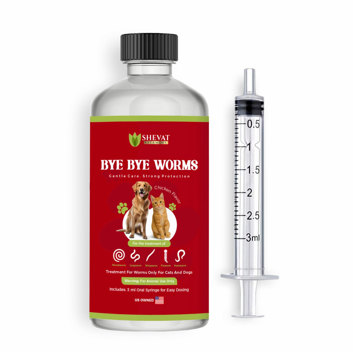 2 oz Chicken Flavor Liquid Dewormer G14228