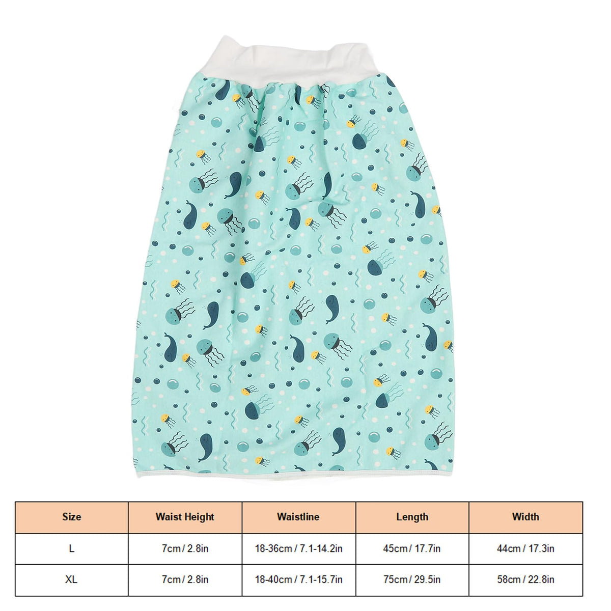 Wearable Incontinence Bed Pads Cotton Cloth Reusable XL V7496