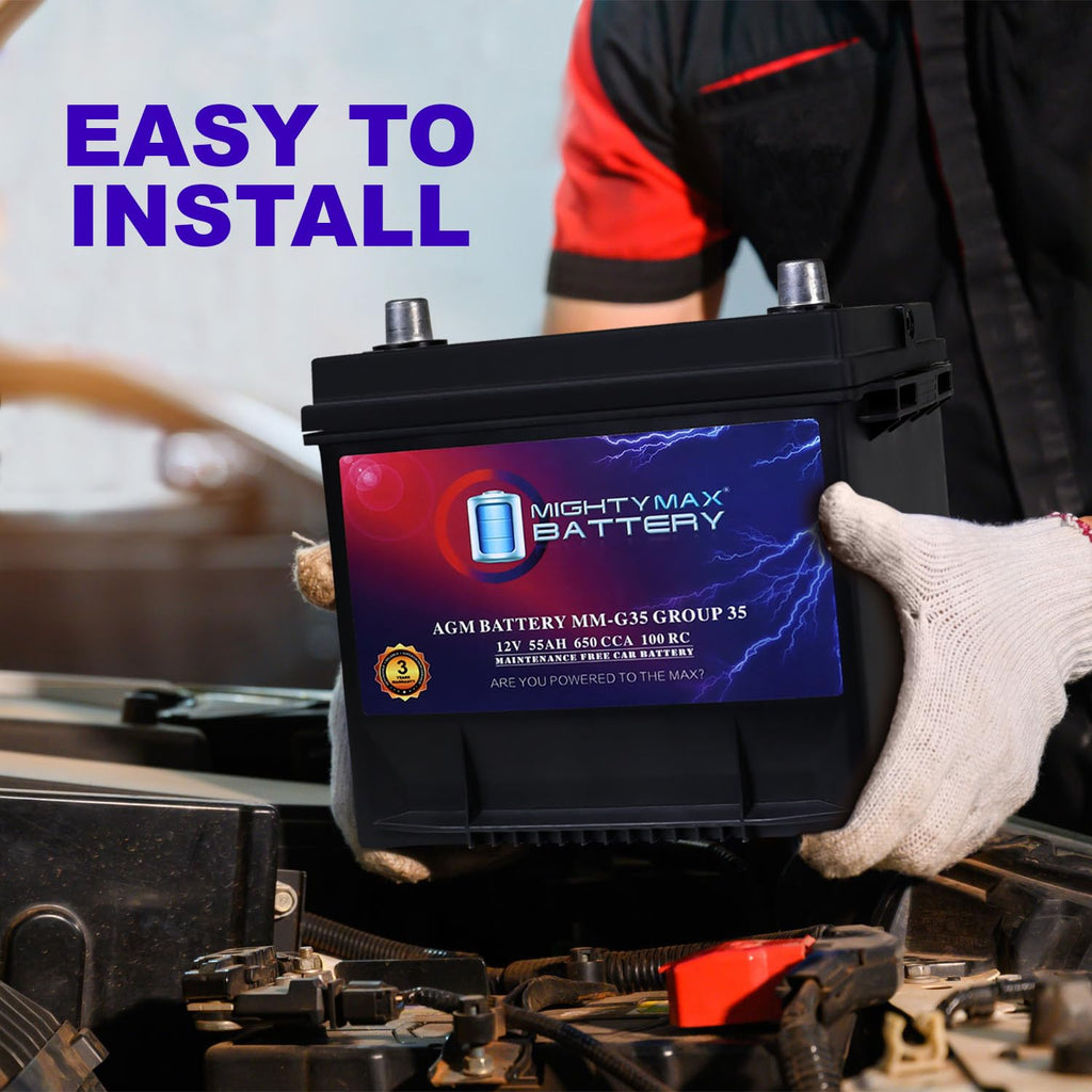 12V 55Ah AGM Replacement Battery Q682