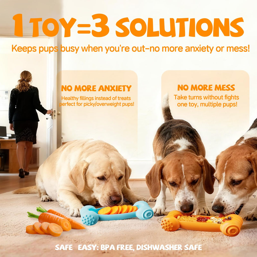 2-Pack Slow Feeder Chew Toy J995789