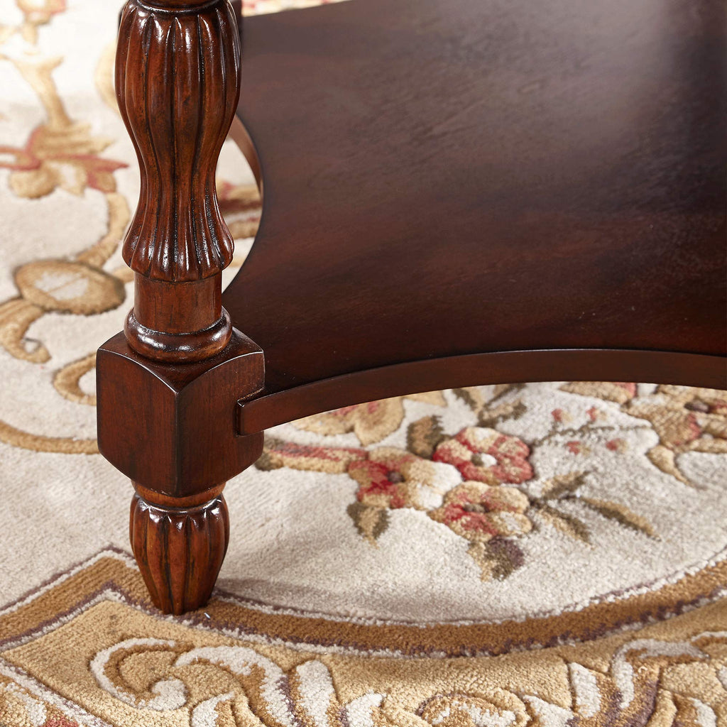 Solid Wood Oval End Table L4900