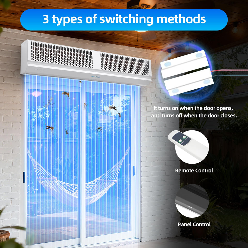 36'' Wall-Mounted 2-Speed Air Curtain E523