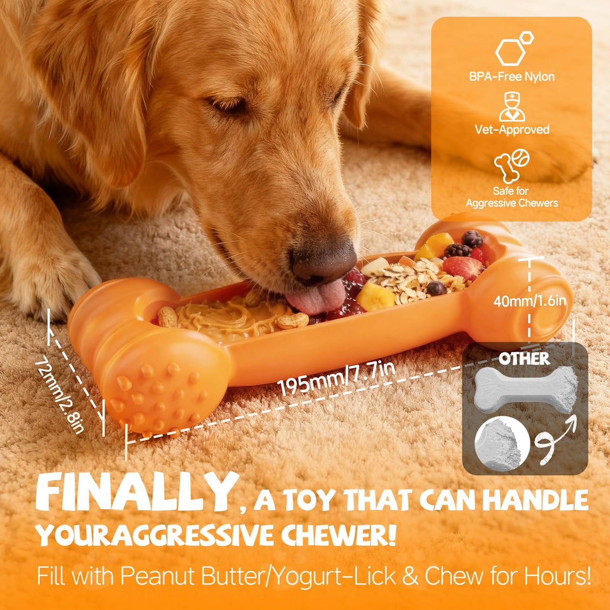 2-Pack Slow Feeder Chew Toy J995789