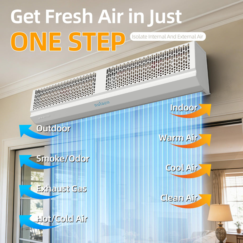 36'' Wall-Mounted 2-Speed Air Curtain E523