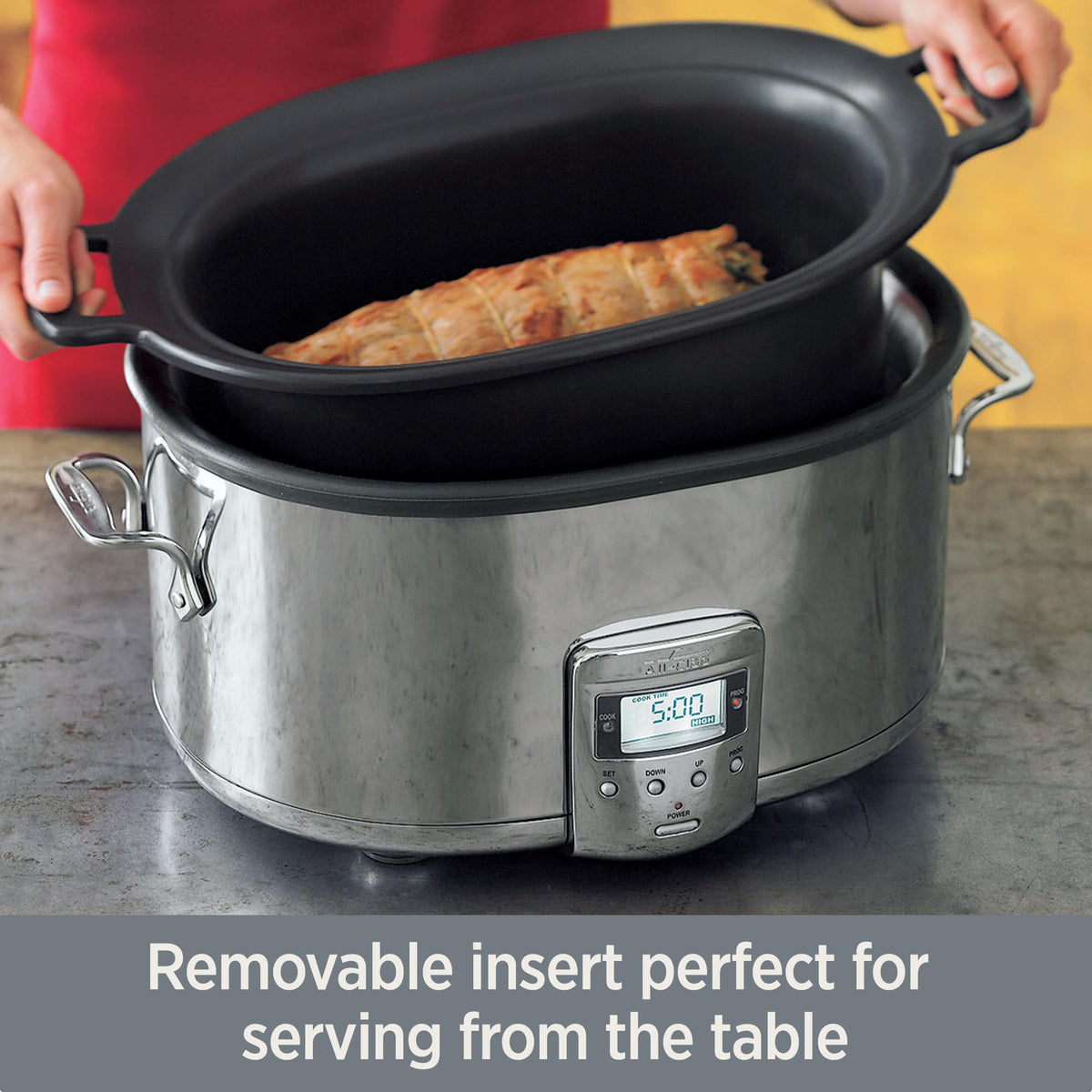 Stainless Steel Electric Slow Cooker 7-Quart S115262
