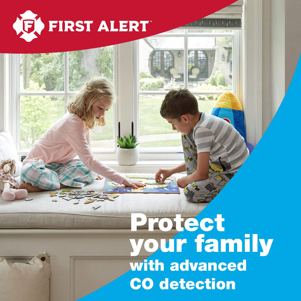 10-Year Battery Carbon Monoxide Alarm with Digital Display V6245
