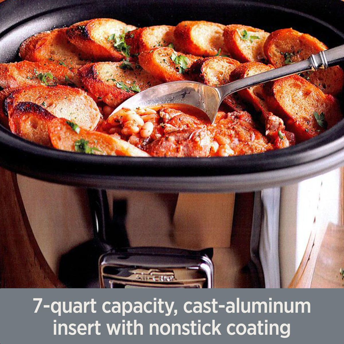 Stainless Steel Electric Slow Cooker 7-Quart S115262