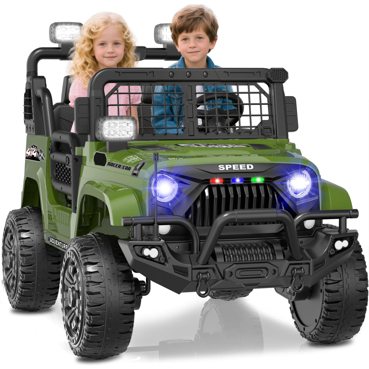 24V 4WD 2-Seater Kids Electric Car N475735